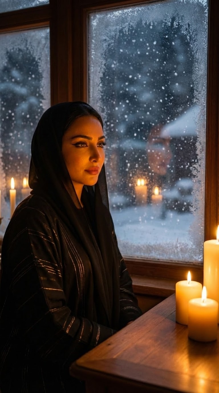 Gemütliche Innen-Winter-Atmosphäre